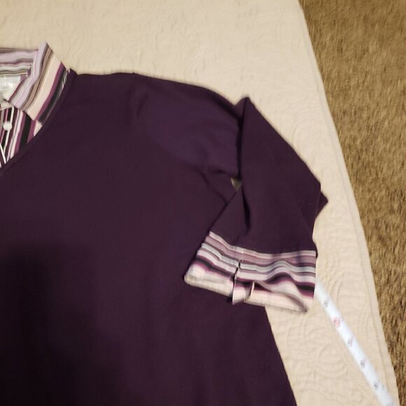 Fred David Woman Layered Look Sweater - Picture 2 of 5